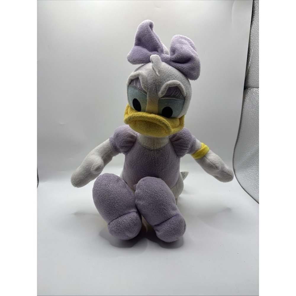 Disney's Just Play Grumpy Daisy Duck Plush Stuffed Animal Toy 15"